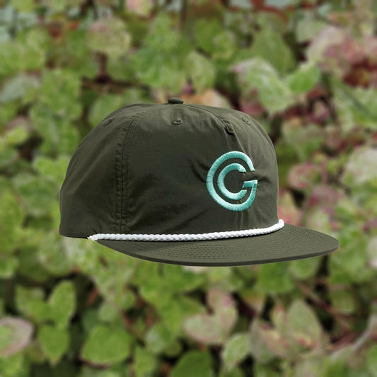 Logo Hat - Army Green/Mint