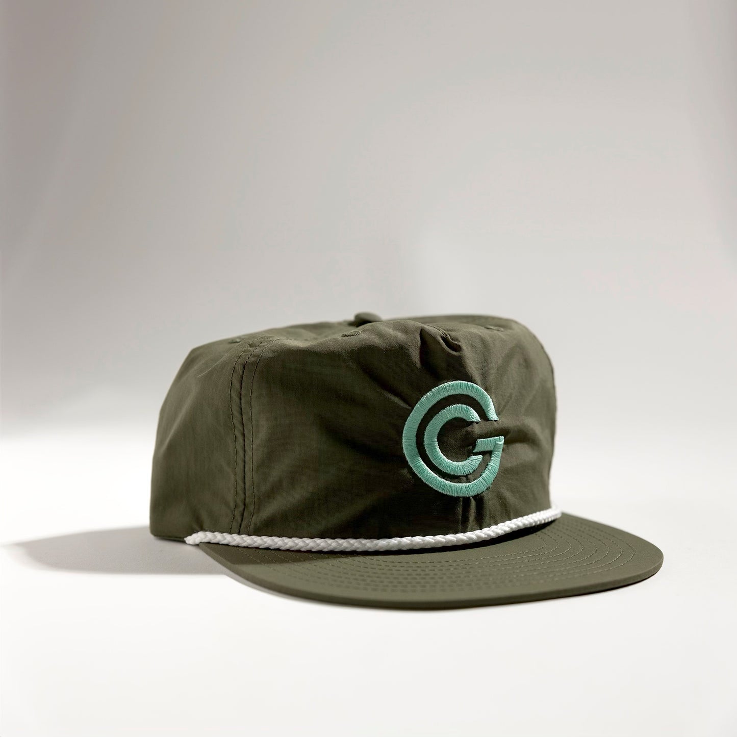 Logo Hat - Army Green/Mint