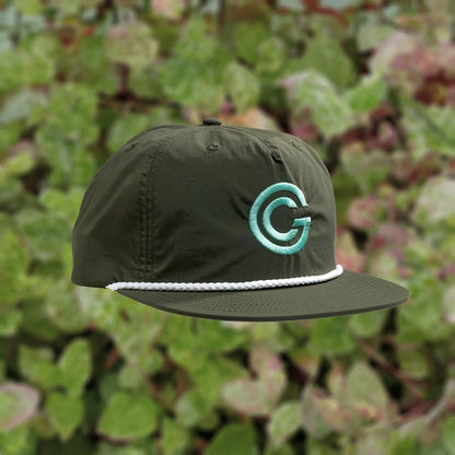 Logo Hat - Army Green/Mint
